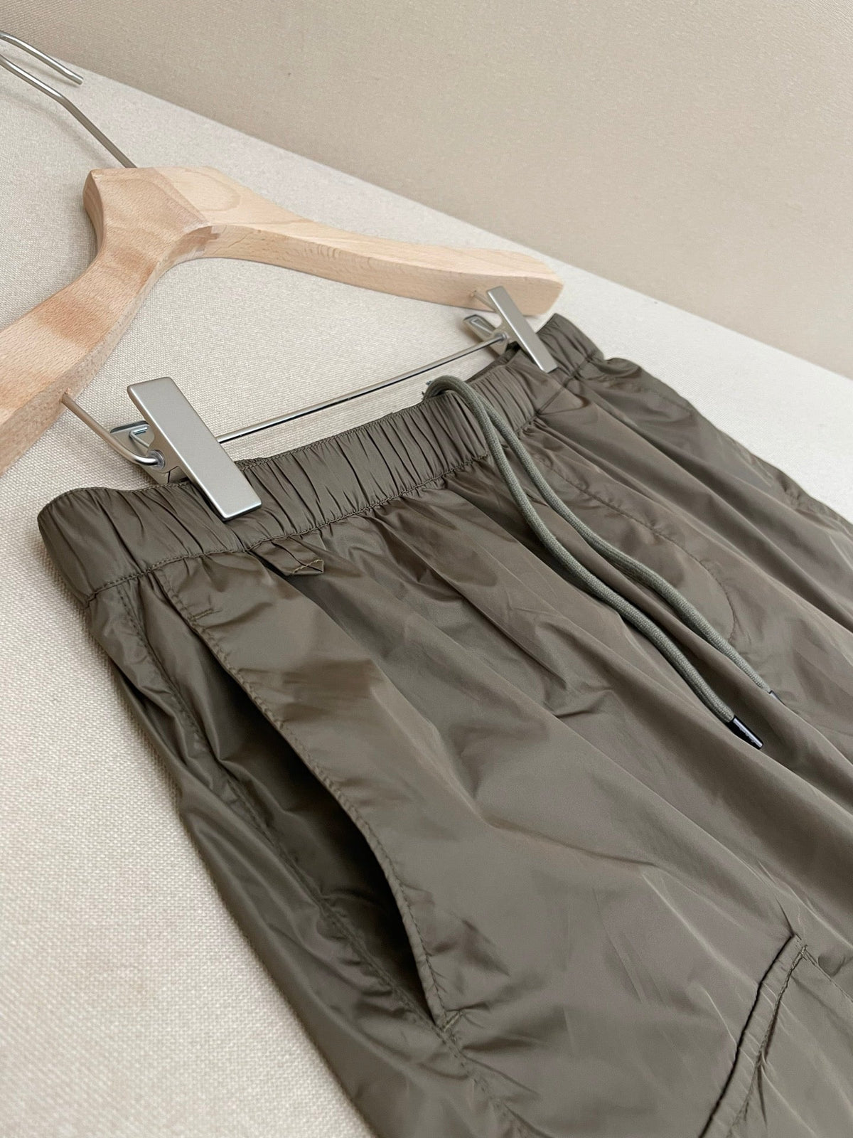 Marineblaues Nylon Cargo - Herren