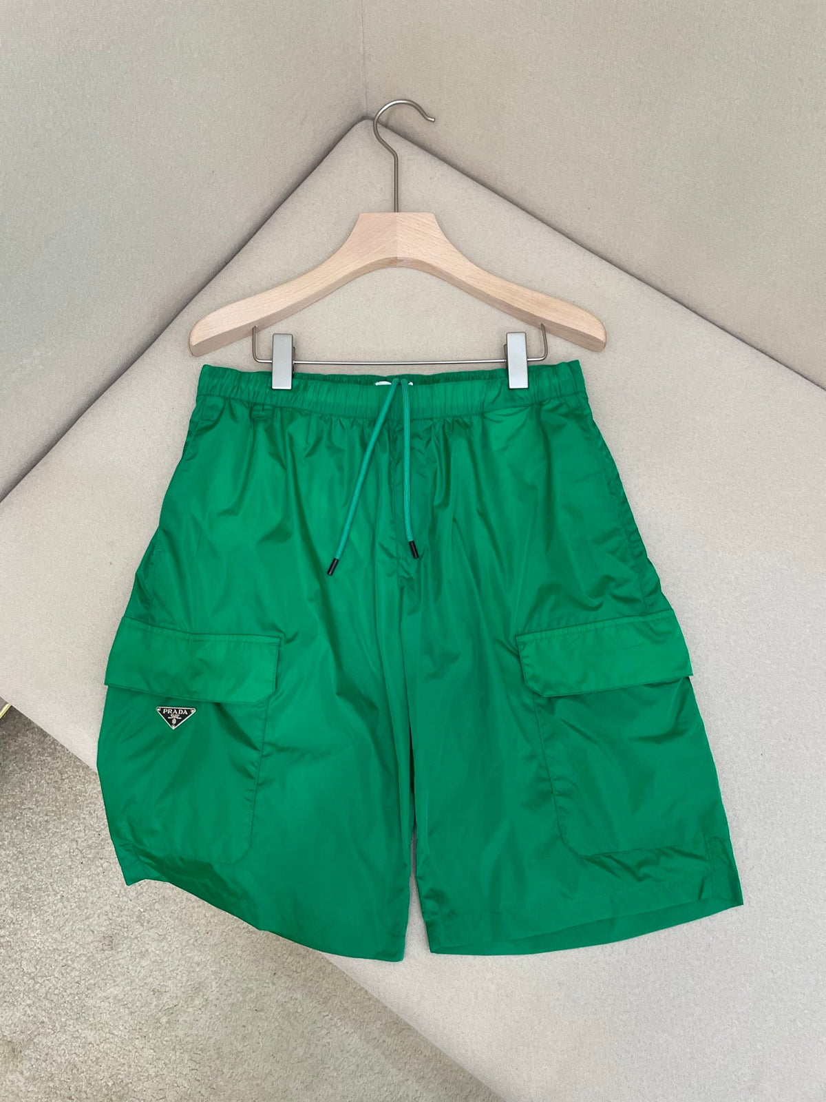 Marineblaues Nylon Cargo - Herren