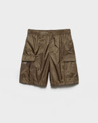 Marineblaues Nylon Cargo - Herren