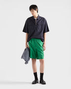 Marineblaues Nylon Cargo - Herren