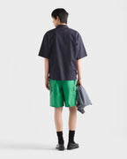 Marineblaues Nylon Cargo - Herren