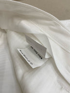 White Cotton Tailored Cargo - Men's