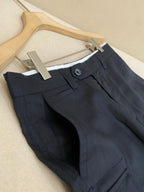 White Cotton Tailored Cargo - Men's