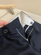 White Cotton Tailored Cargo - Men's