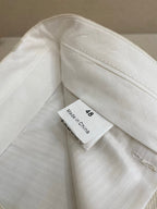 White Cotton Tailored Cargo - Men's