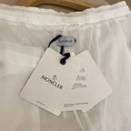 White Nylon Contrast Trim Swim - Men's