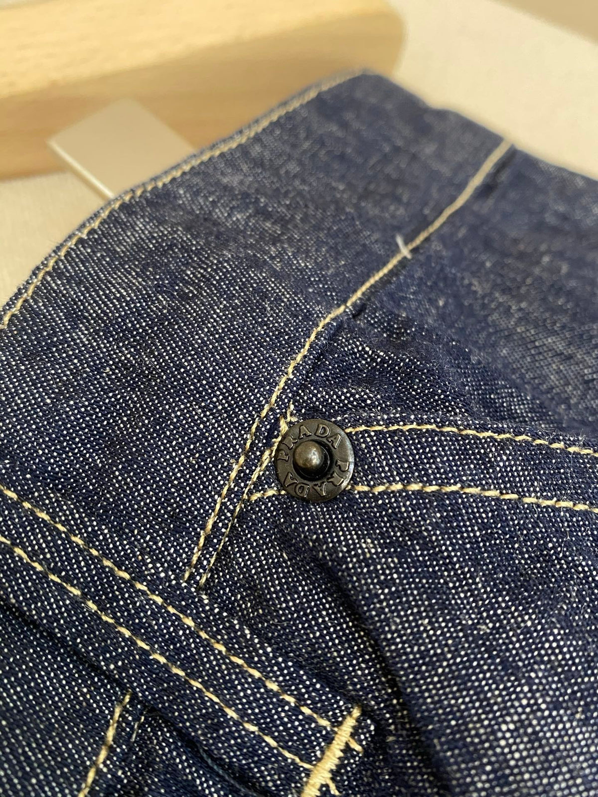 Blue Denim Uni Weites Bein – Herren