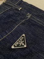 Blue Denim Plain Wide-Leg - Men's