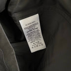 Schwarze Leder-Hemdjacke – Herren
