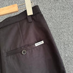 Braunes Leder Glatt Gerade - Herren