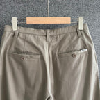 Braunes Leder Glatt Gerade - Herren