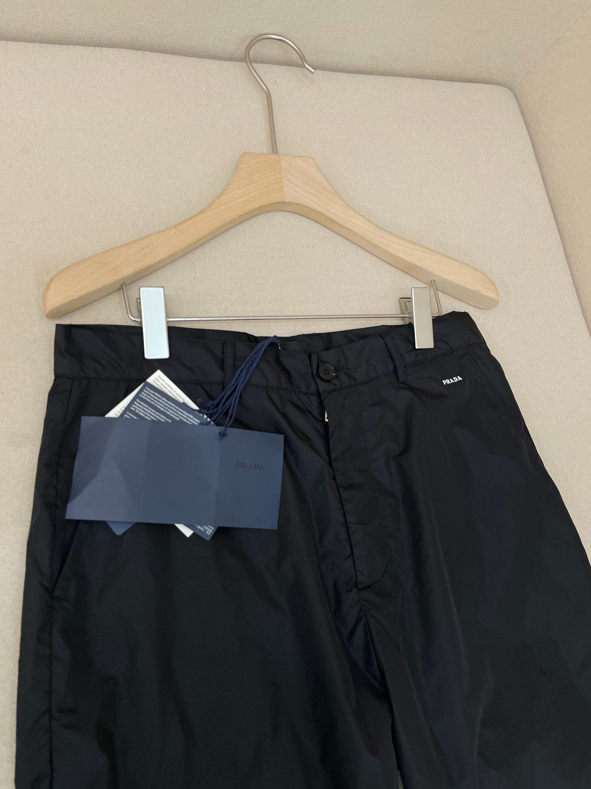 Black Cotton Plain Straight - Men's