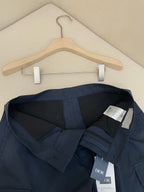 Navy Cotton Plain Cargo - Men's