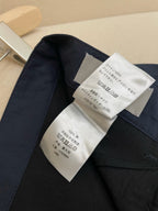 Navy Cotton Plain Cargo - Men's