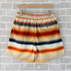 Orange Cotton Gradient Stripe Drawstring - Men's