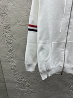 Navy Cotton Armband Stripe Zip-Through - Men's