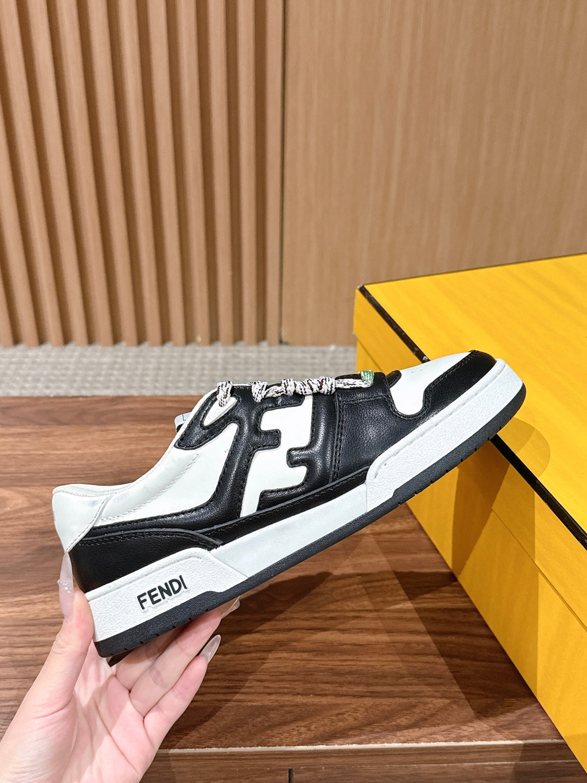 Black and White Sneakers