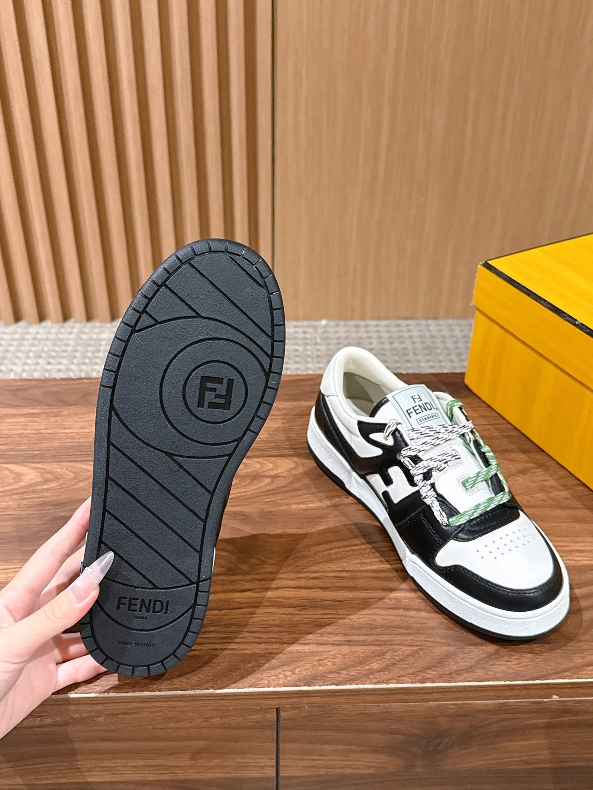 Black and White Sneakers