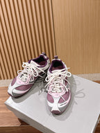 Panelled Runner Black and White Sneakers