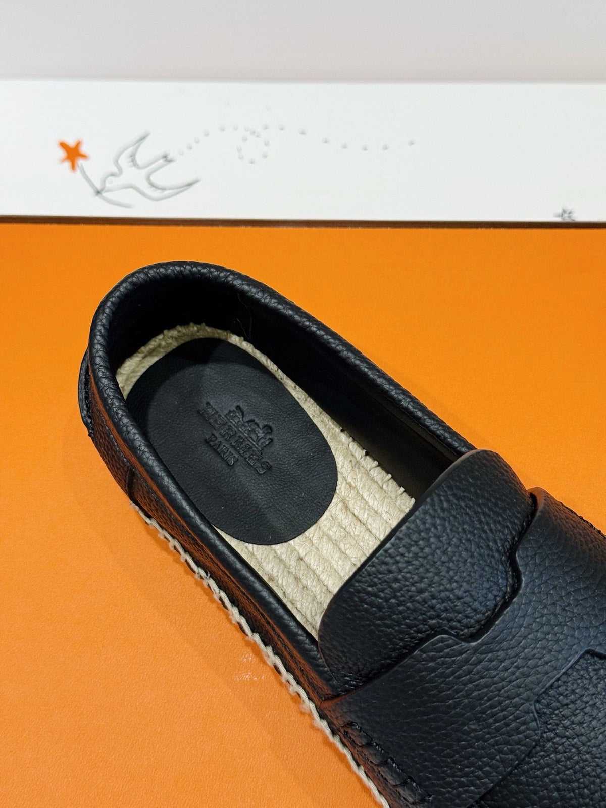 Blue Suede Rope Sole Loafer - Men's