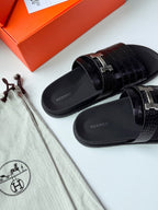 Braunes Leder Metall Bit Einzelband – Herren