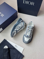 Mesh Runner Grau-Blaue Sneaker – Herren
