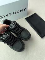 Grey Suede Contrast Sole Low-Top - Men's