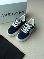 Grey Suede Contrast Sole Low-Top - Men's