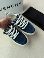 Grey Suede Contrast Sole Low-Top - Men's