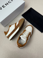 Grey Suede Contrast Sole Runner - Men's