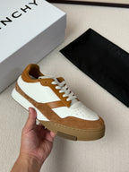 Grey Suede Contrast Sole Runner - Men's
