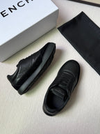 Grey Suede Contrast Sole Runner - Men's