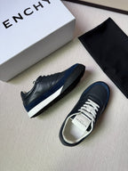 Grey Suede Contrast Sole Runner - Men's