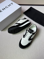 Grey Suede Contrast Sole Runner - Men's