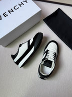 Grey Suede Contrast Sole Runner - Men's