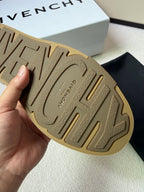 Grey Suede Contrast Sole Runner - Men's