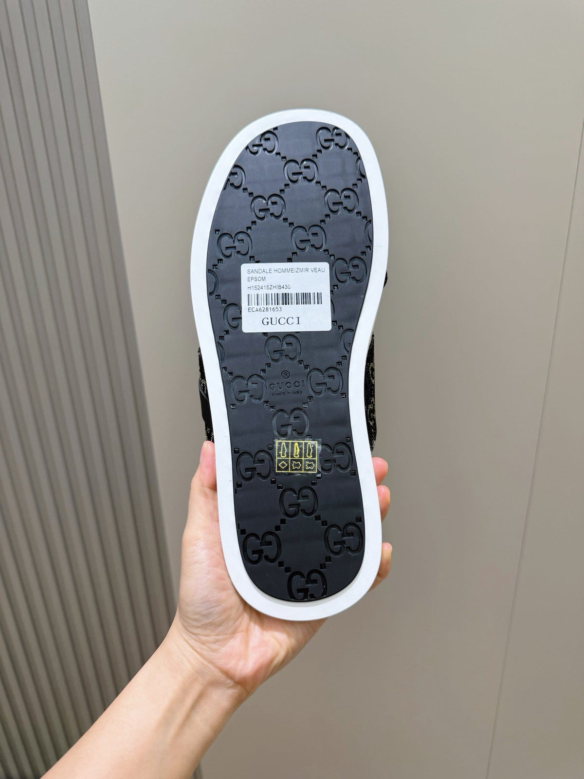 Navy Canvas Denim Monogram Crossover – Herren