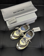 Panelled Runner Silver Sneakers