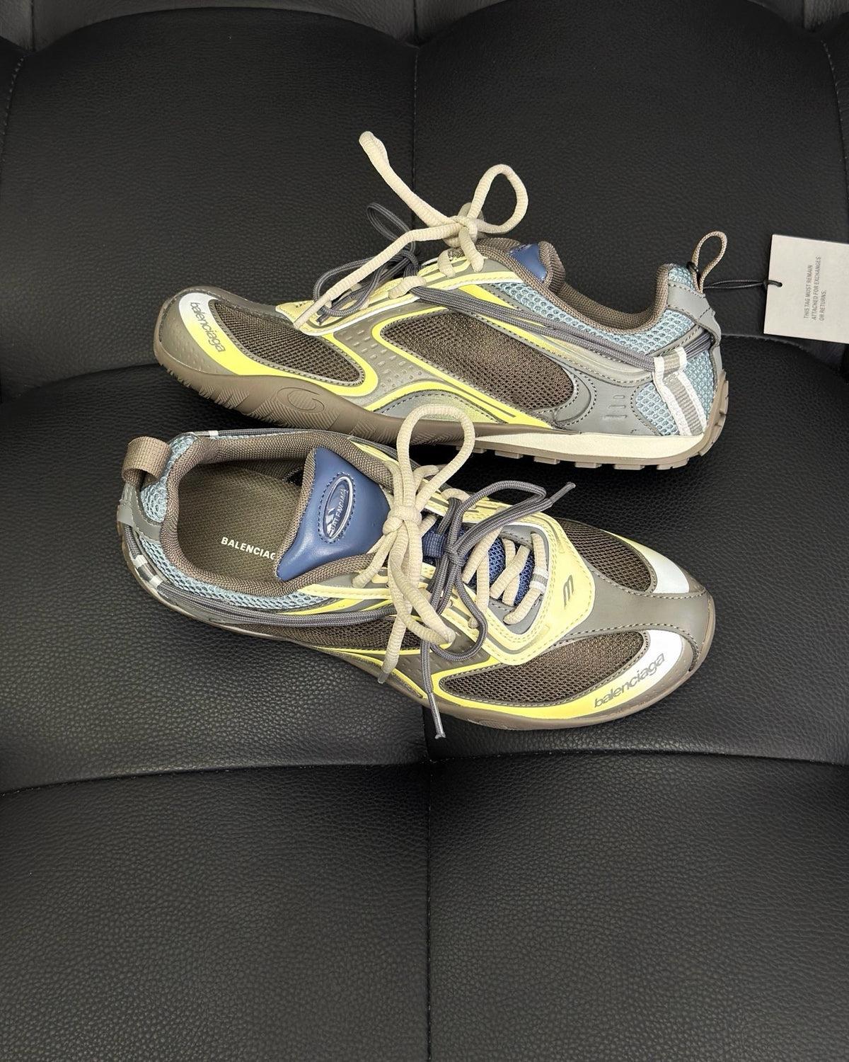 Panelled Runner Silver Sneakers