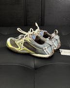 Panelled Runner Silver Sneakers