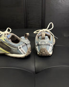 Panelled Runner Silver Sneakers