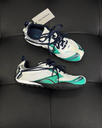 Panelled Runner Silver Sneakers