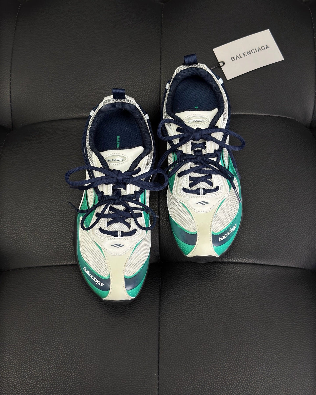 Panelled Runner Silver Sneakers