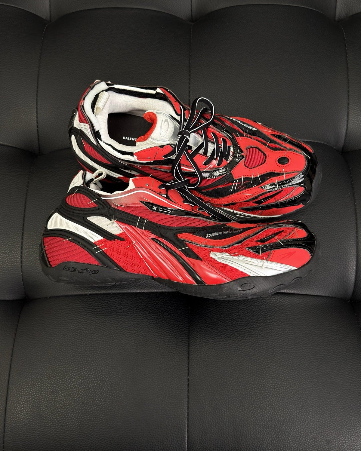 Red Mesh Graphic Chunky - Men's
