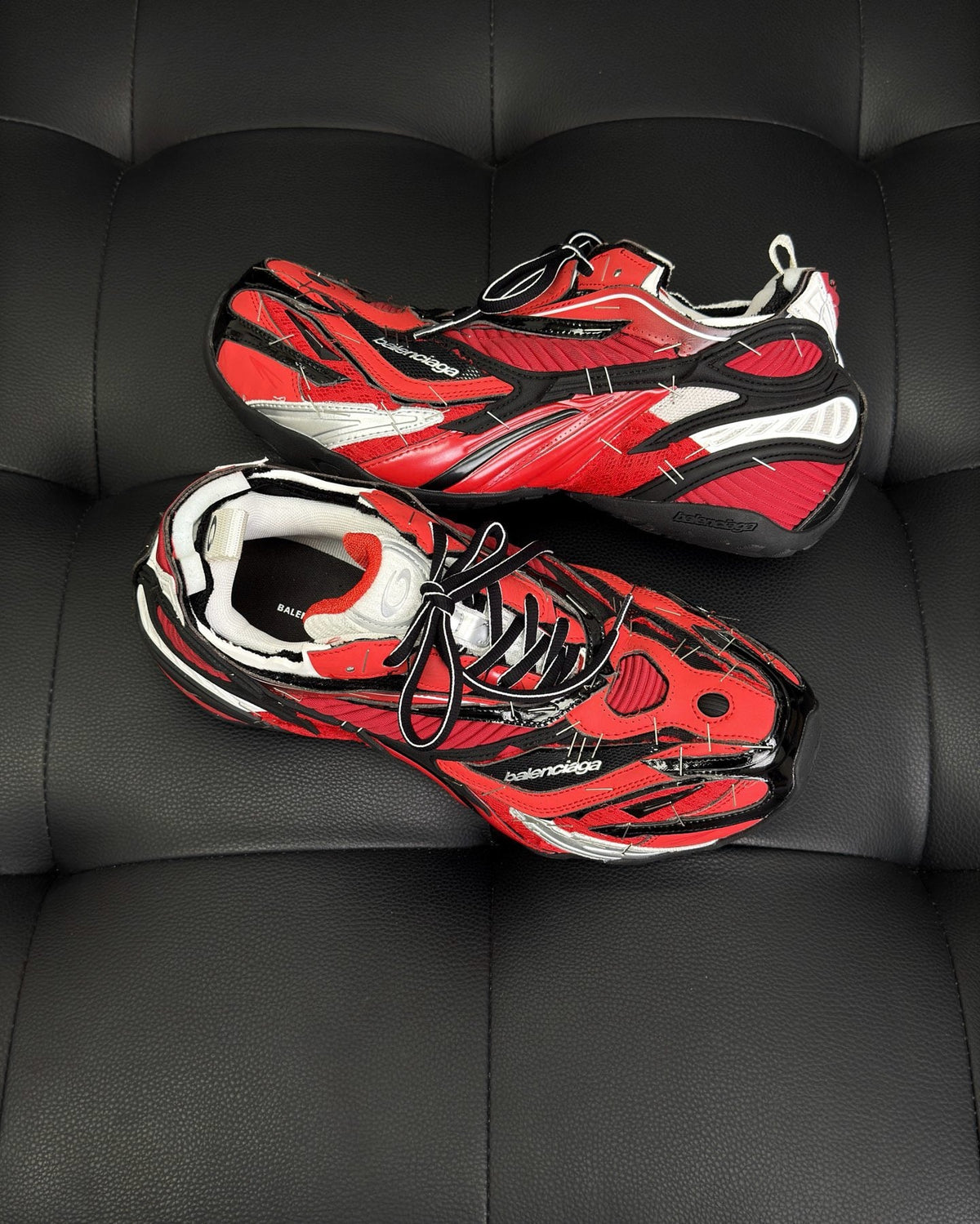 Red Mesh Graphic Chunky - Men's