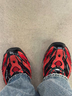 Red Mesh Graphic Chunky - Men's