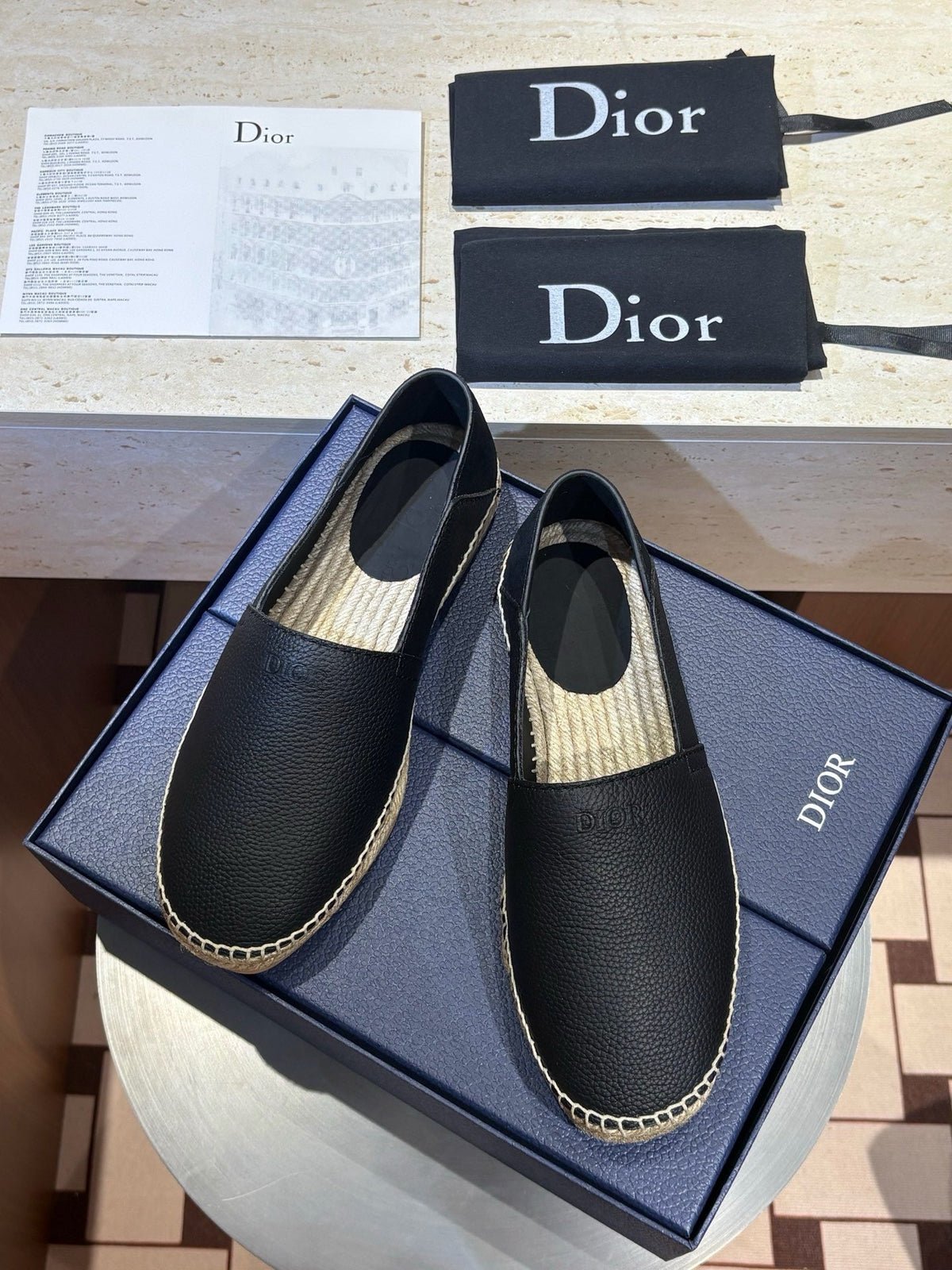 Schwarze Espadrilles – Herren