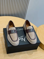 Navy Suede Horsebit Loafer - Men's