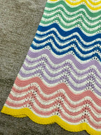Pastellfarbenes Strickhemd mit Chevron-Muster – Herren