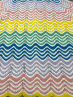 Pastellfarbenes Strickhemd mit Chevron-Muster – Herren